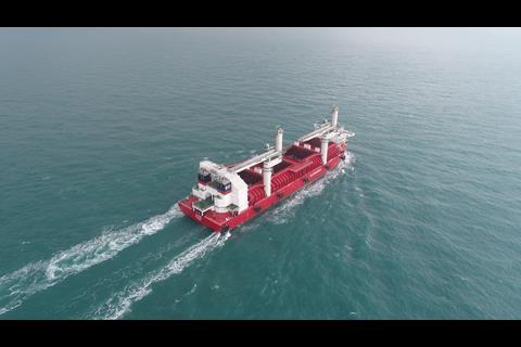 Calypso, purpose-designed for a 25-year coal transhipment role. (credit: Oldendorff Carriers).